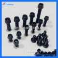 Baoji Tianbang Produce Low Price M4 Titanium Bolt to DIN 912 Conical Head in Black